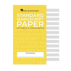 Hal Leonard Standard Manuscript Paper - Music Books | Melodica Music Store Dubai