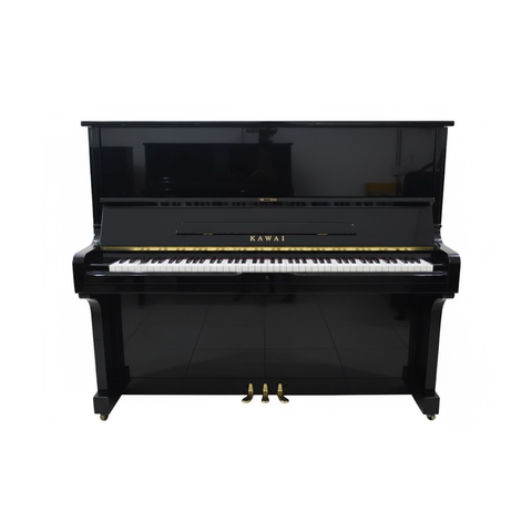 Kawai KU-50 Upright Piano – Black (Reconditioned)
