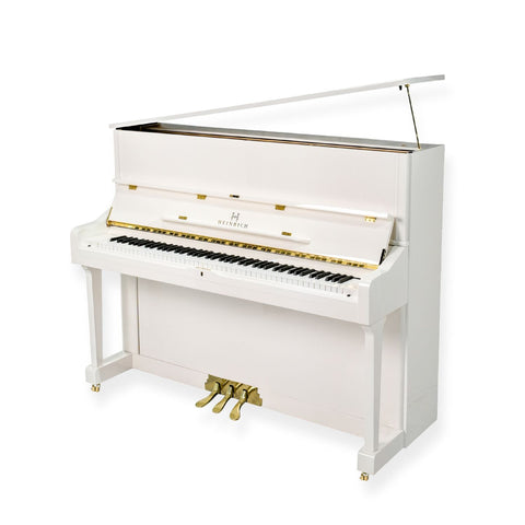 Heinrich Upright Piano HUP-121W – High Gloss White