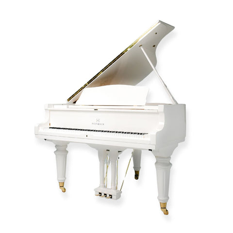 Heinrich HGP-152W WSP Round Legs Grand Piano – White