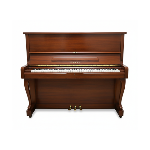 Kawai KUX-78K Upright Piano – Mahogany (Reconditioned)
