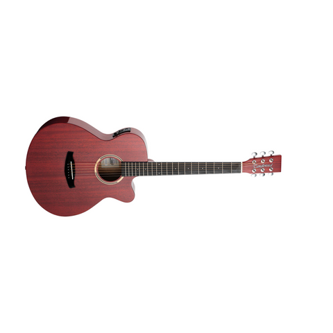 Tanglewood DBT-SFCE-TRG Electro-Acoustic Guitar - Red Gloss