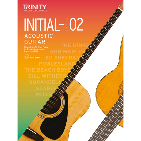 Trinity Acoustic Guitar Exam Pieces Initial–Grade 2 (2020–2023)