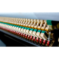 بيانو هاينريش قائم HN-110E – أسود مصقول