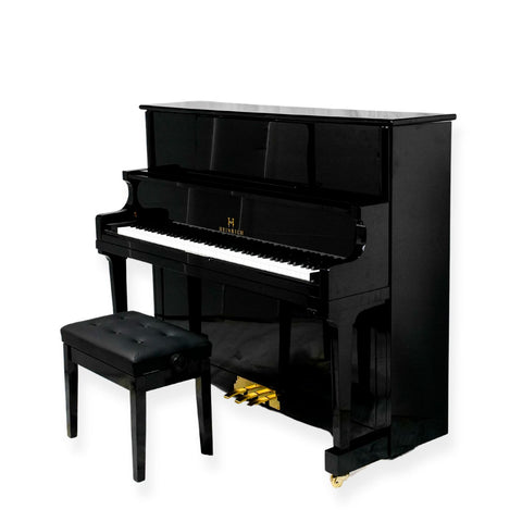 Heinrich HN-125E Upright Piano - Black