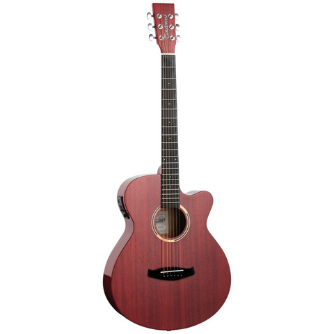 Tanglewood DBT-SFCE-TRG Electro-Acoustic Guitar - Red Gloss