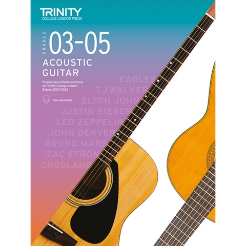 Trinity Acoustic Guitar Exam Pieces Grades 3–5 (2020–2023)