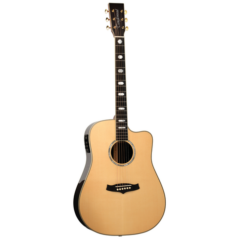 Tanglewood Heritage TW1000H-SRC-E - 4/4 - Natural Gloss with ABS Case