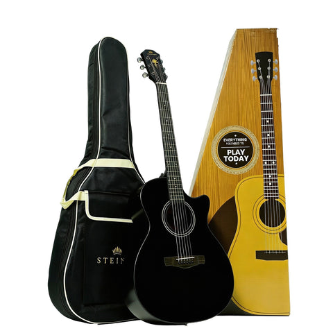 Steiner AG-62 Acoustic Guitar Launch Pack – Black