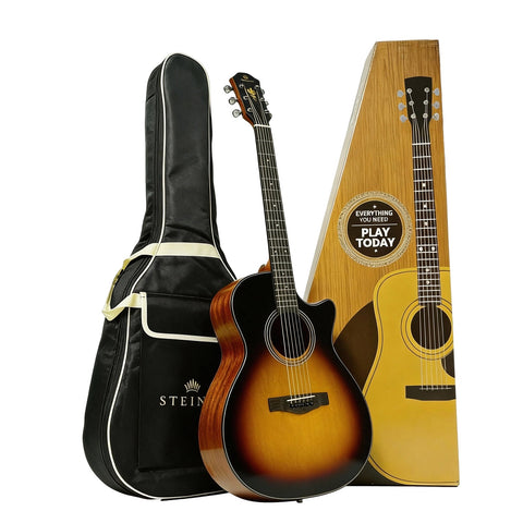 Steiner AG-62 Acoustic Guitar Launch Pack – Sunburst