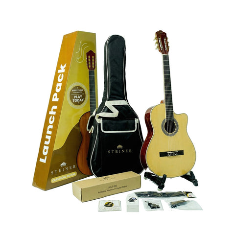 Steiner CG36 Classical Guitar Launch Pack – Natural