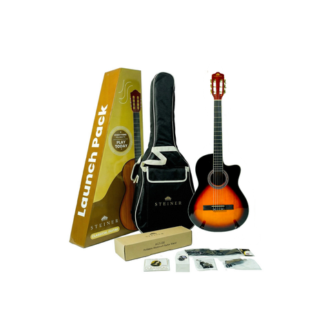 Steiner CG36 Classical Guitar Launch Pack – Sunburst