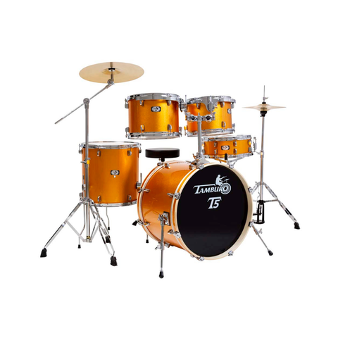 Tamburo T5 Series Standard 22" Drum Kit – Yellow Rust Sparkle