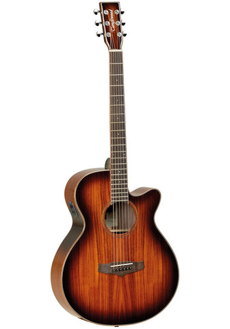 Tanglewood Winterleaf Super Folk  TW4E-KOA - 3/4 - Burst Gloss