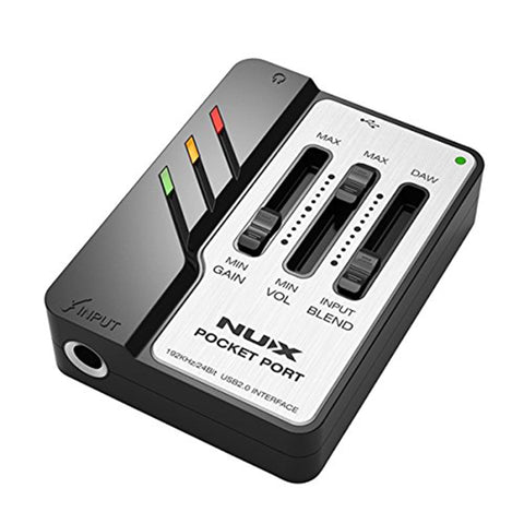 NUX Guitar Pocket Port USB Interface 192kHz/24bit