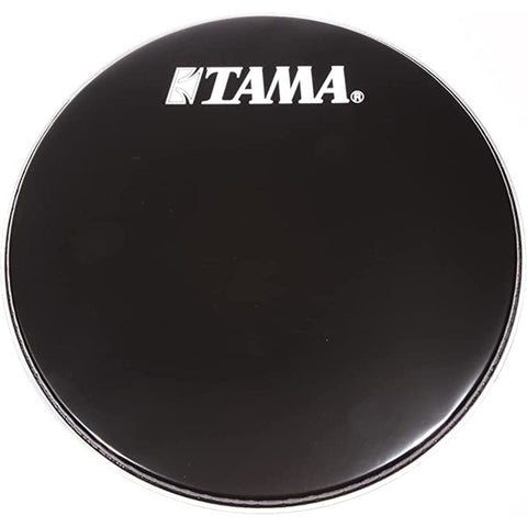 Tama Bass Drum Front Head 22, Black w logo BK22BMWS
