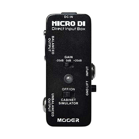 Mooer Micro DI Direct Input Box 1396159 Black