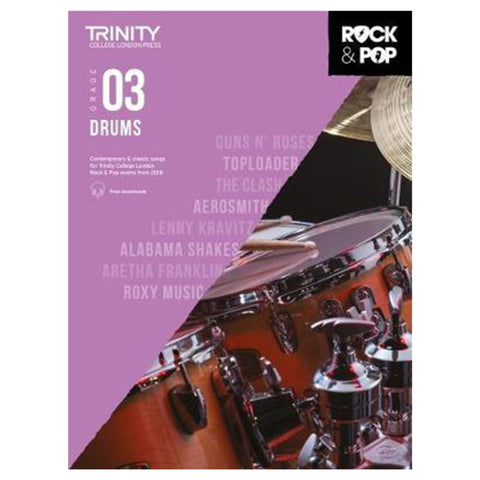 Trinity Rock & Pop Drums Gr.3 - 2018