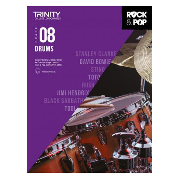 Trinity Rock & Pop Drums Gr.8 - 2018