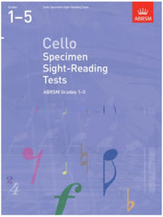 ABRSM Cello Specimen Sight Test Grade 1-5 2011 - Strings Books | Melodica Music Store Dubai