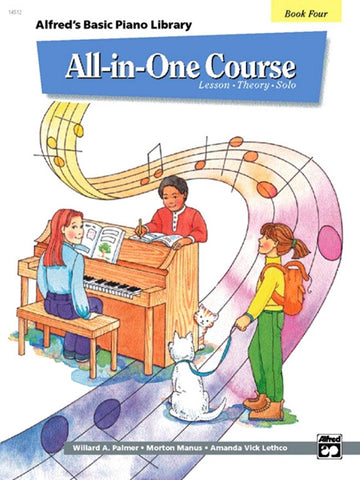 Alfred's Piano Music Lesson Course Book 4 A