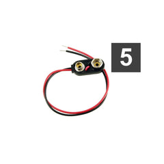 All Part Pack Of 5 9V Battery Terminal EP-0249-000 | Melodica Music Store Dubai