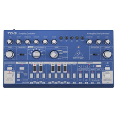 Behringer TD-3-BU Analog Bass Line Synthesizer - Blue | Melodica Music Store Dubai