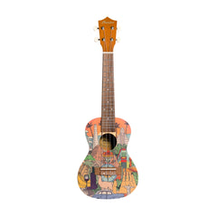 Bamboo U-23 Concert Ukulele Latin With Bag | Melodica Music Store Dubai