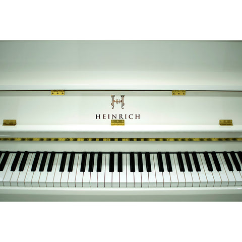 Heinrich HU-110 Upright Piano - White