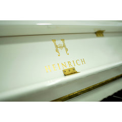 Heinrich HU‑110 Upright Piano – Polished White