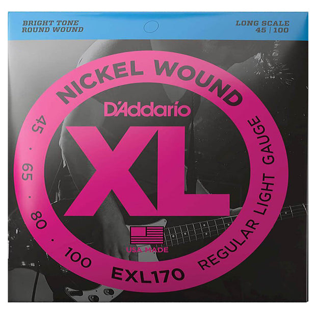 D'ADDARIO Bass Strings XL 45-100 Long - EXL170