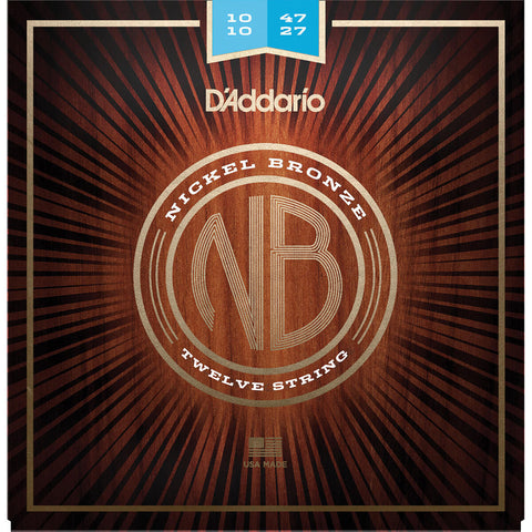 D'Addario Acoustic Guitar Strings - Nickel X Lite NB1047