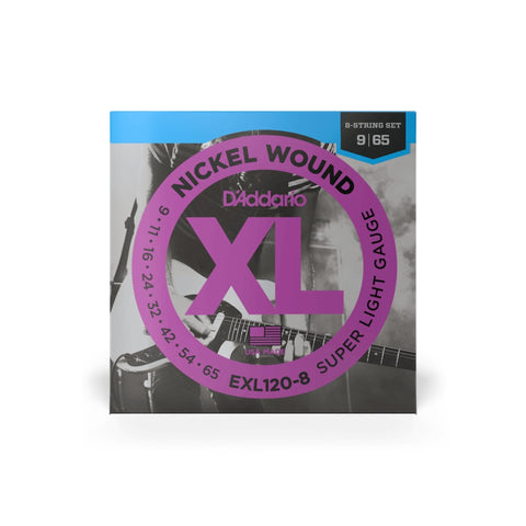 D'Addario Electric Guitar Strings EXL120-8 9-65