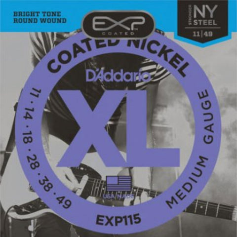 D' Addario Electric Guitar Strings EXP115 11 49