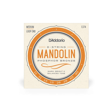 D'Addario Mandolin Strings EJ74 8 Strings