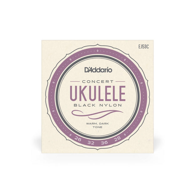 D'Addario Ukulele Clear Nylon Concert-EJ65C
