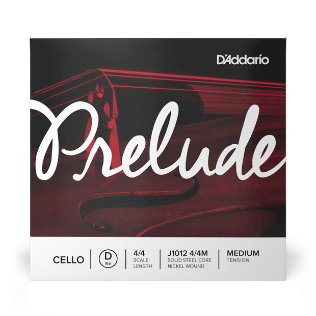 D'addario Prelude Cello 4/4 D Single String -J1012
