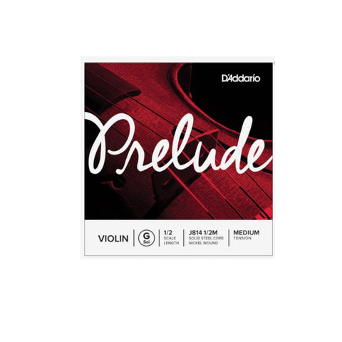D'addario Prelude Violin 1/2 G Single String -J814