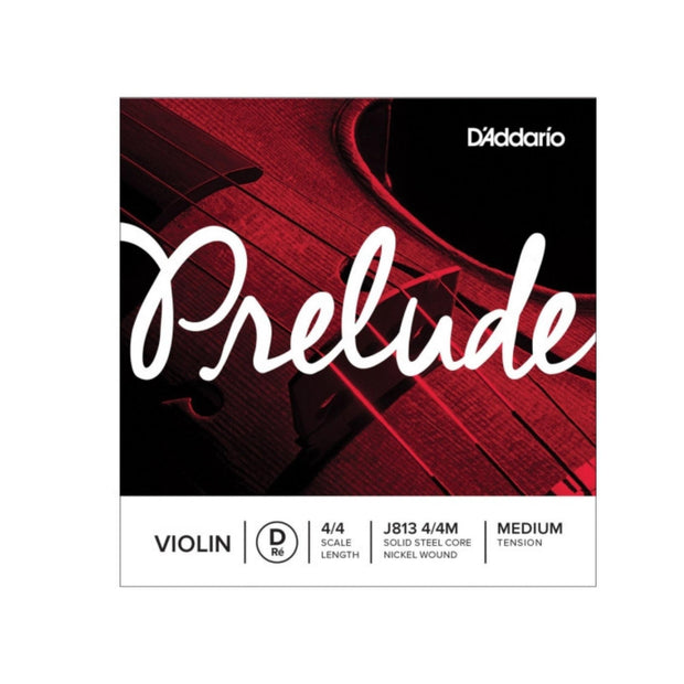 D'addario Prelude Violin 4/4 D Single String -J813