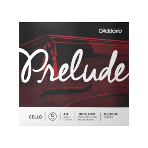 D'Addario Cello Strings Prelude Single J1014 4/4M