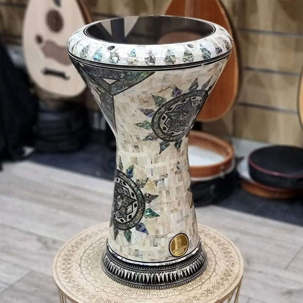 Gawharet El Fan Darbuka BP-1000SJ 23CM with Bag, tuner, head
