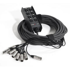 Proel EBN8 AUD.STAGE.BOX.8FP+8MV.15M | Melodica Music Store Dubai