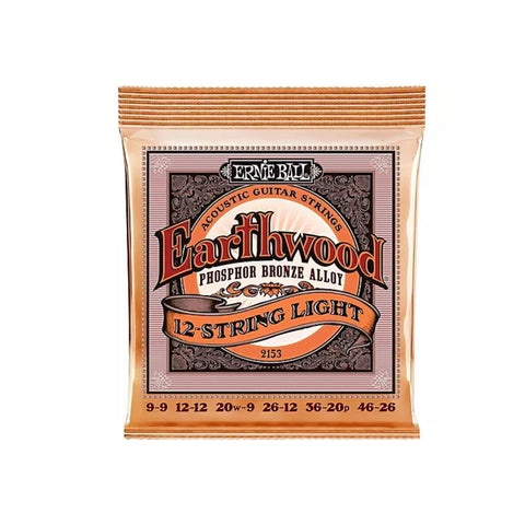 Ernie Ball 2153 Earthwood 12-String Acoustic Guitar Strings