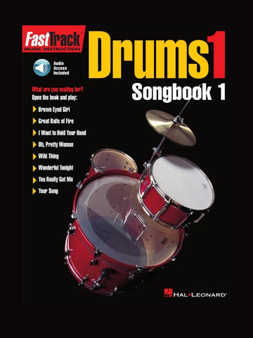 Hal Leonard Drums Fast Track Songbook 1
