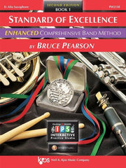 Kjos B and Std Of Excellence Enhanced Book 1, Alto Sax | Melodica Music Store Dubai