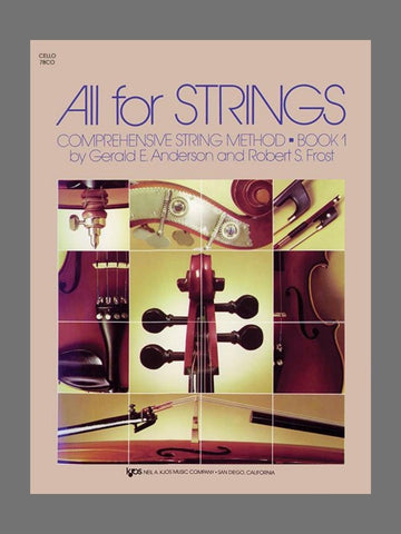 Kjos Cello All for Strings Book 1