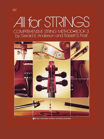 Kjos Piano All for Strings Book 3