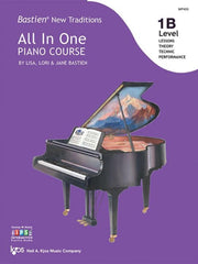 Kjos Piano Bastien New Trad. All In One, Lv.1B | Melodica Music Store Dubai