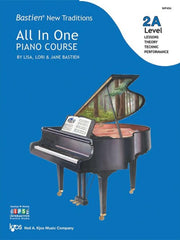 Kjos Piano Bastien New Trad. All In One, Lv.2A | Melodica Music Store Dubai