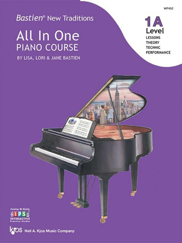Kjos Piano Bastien New Trad. All In One, Lv 1A